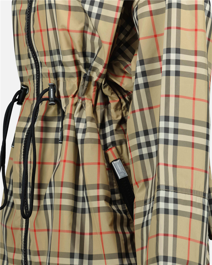Parka à carreaux vintage