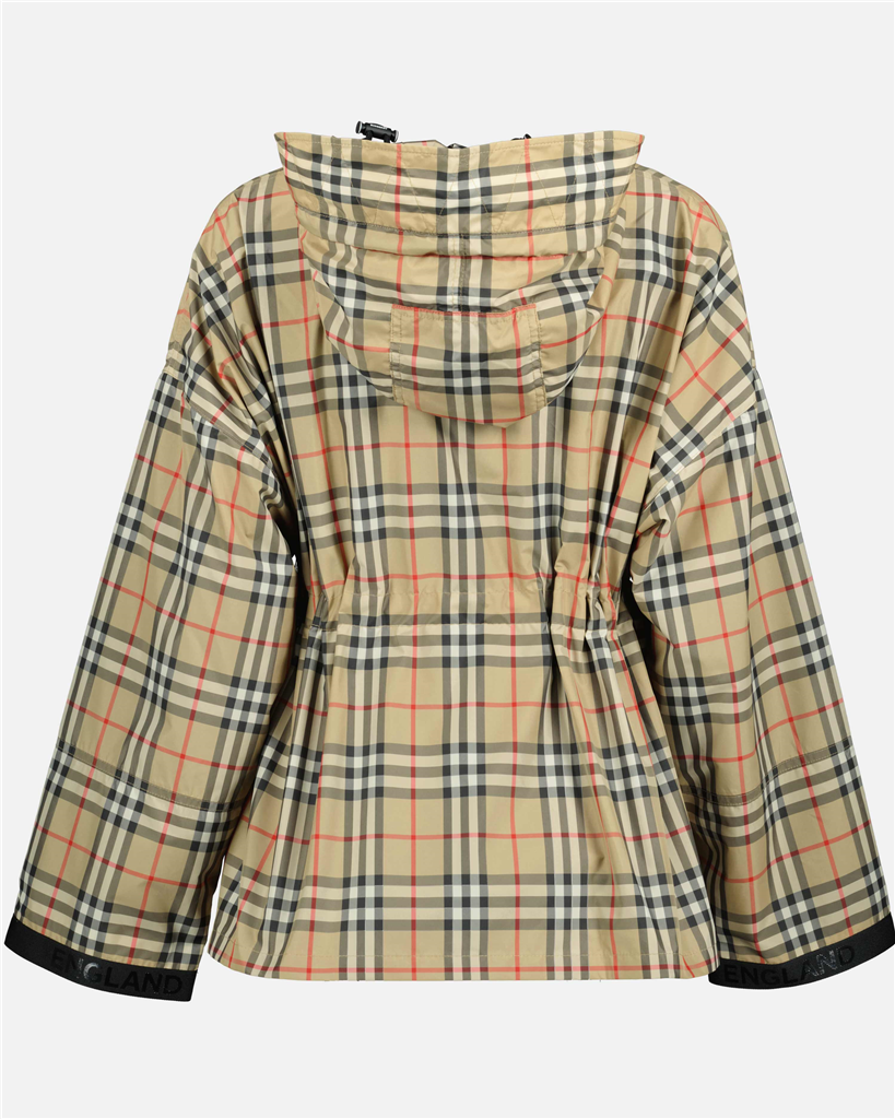Parka à carreaux vintage
