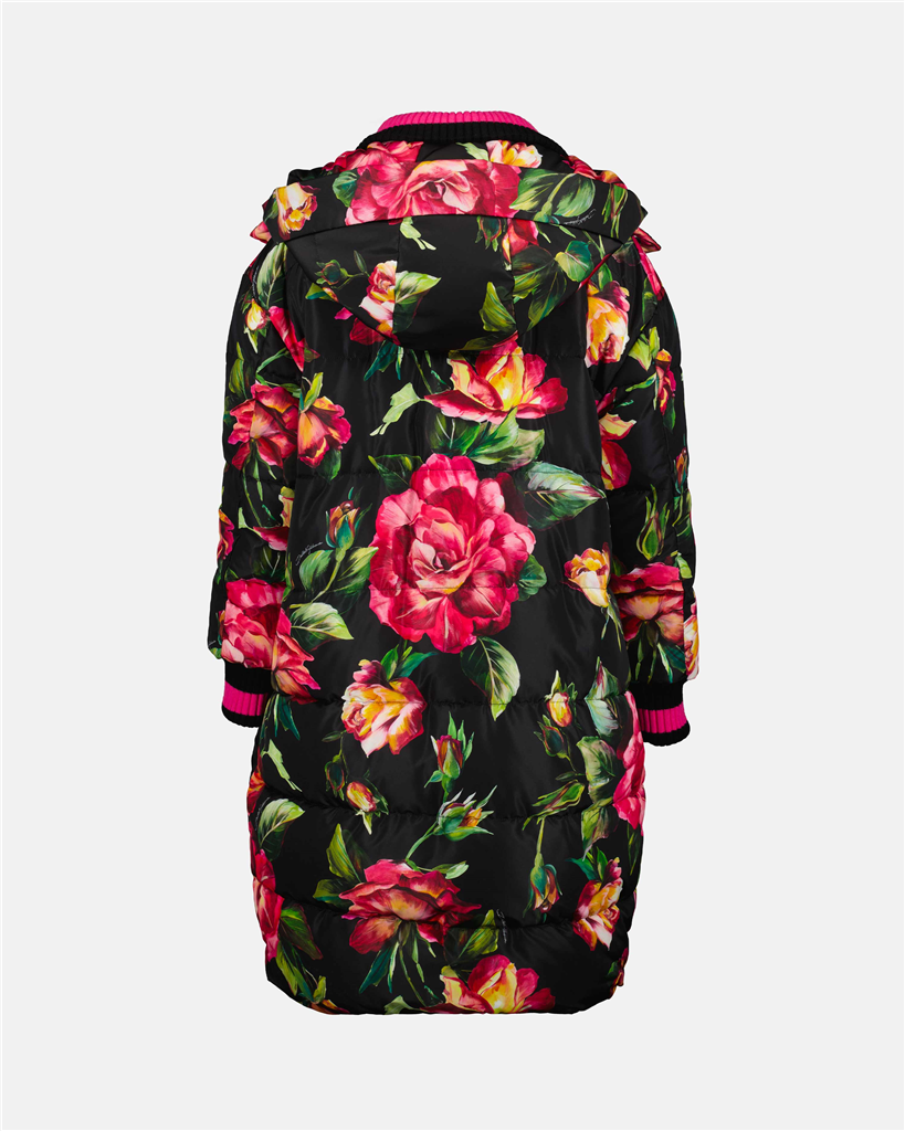 코트 Doudoune à imprimé fleurs Dolce & Gabbana 여러 가지 빛깔의 Femme