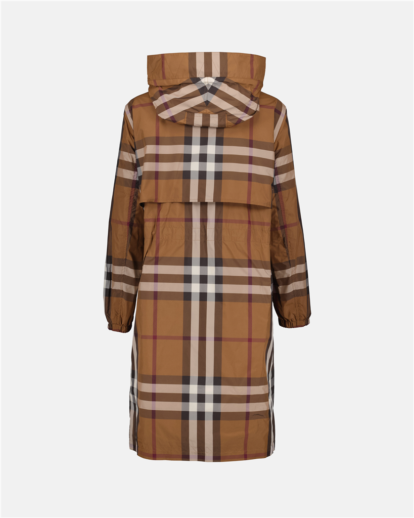 Coats Checked parka Burberry Brown Women