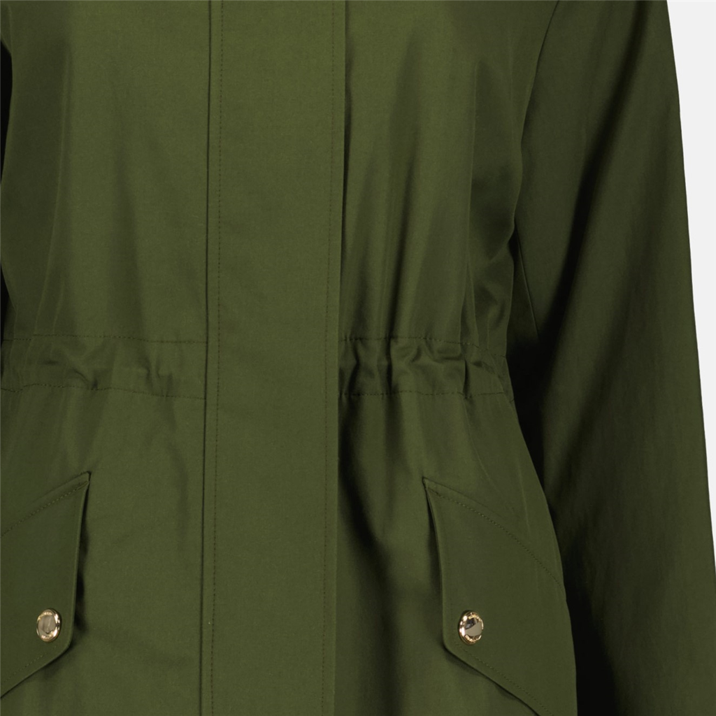 Coats Mid-length parka Burberry Green Women