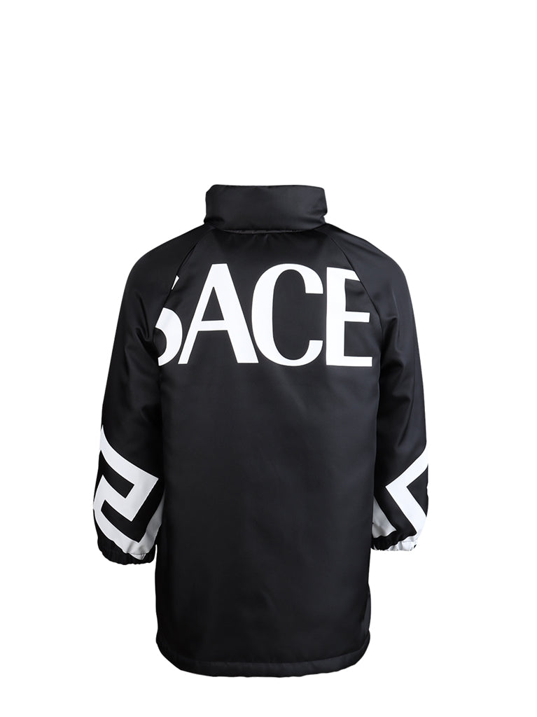 Clothing Greca parka Versace Black Kids