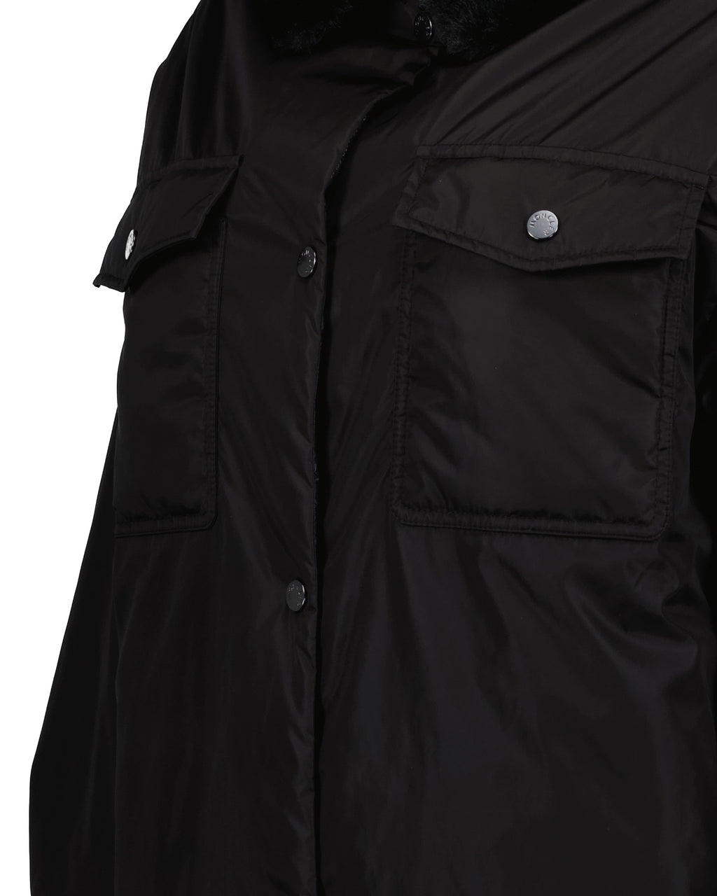 Abrigos Parka longue Moncler Negro Femme