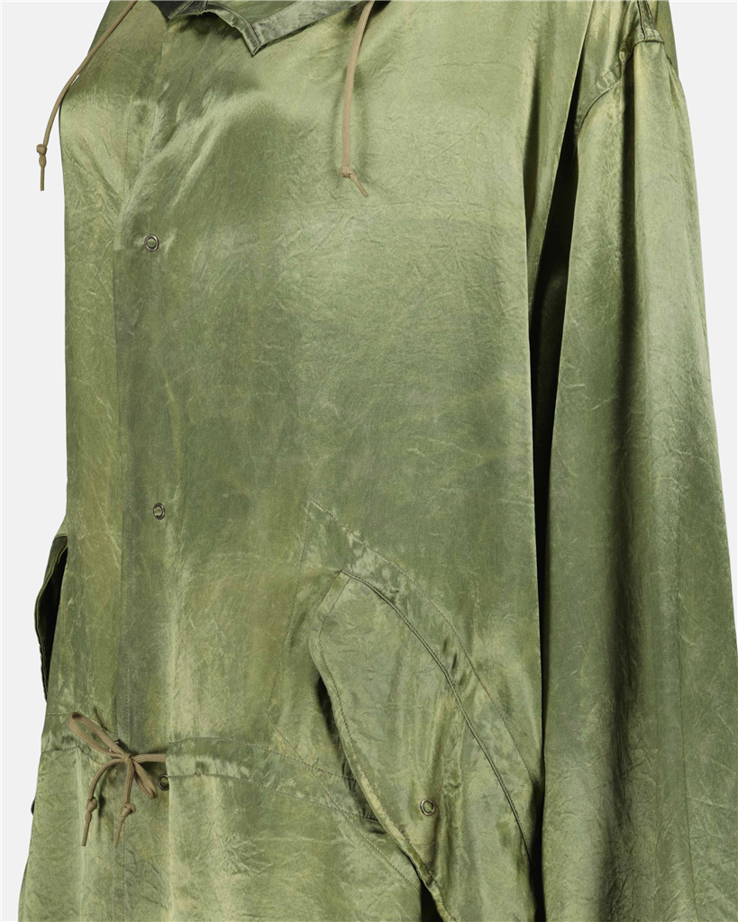 Jackets Long parka Maison Margiela Green Femme