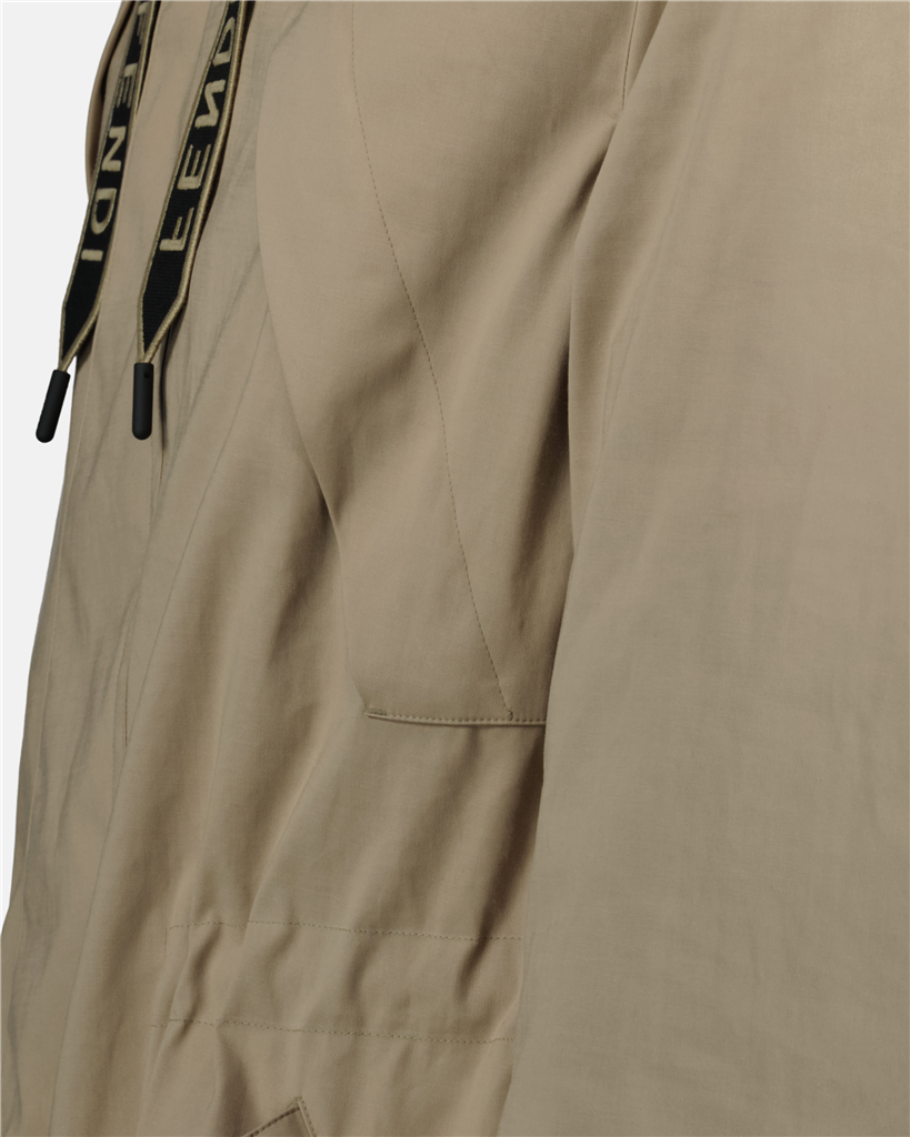 Coats Reversible parka Fendi Beige Man