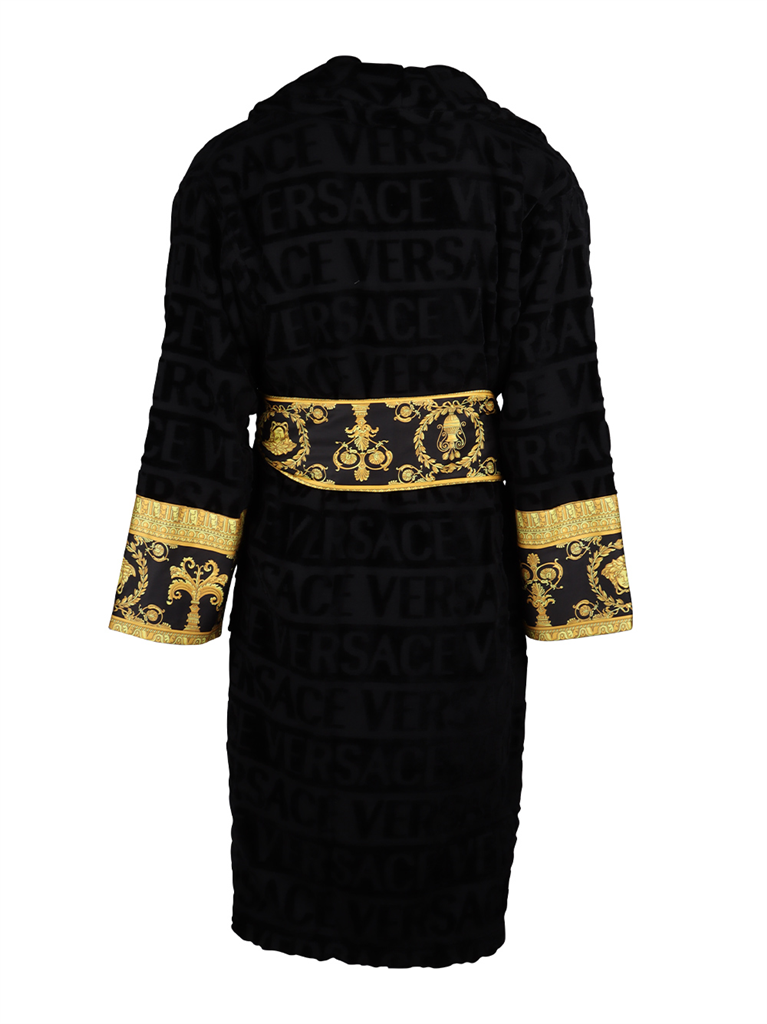 라이프스타일 Peignoir Barocco Versace 검은색 남여공용