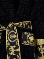 Lifestyle Barocco bathrobe Versace Black Unisex