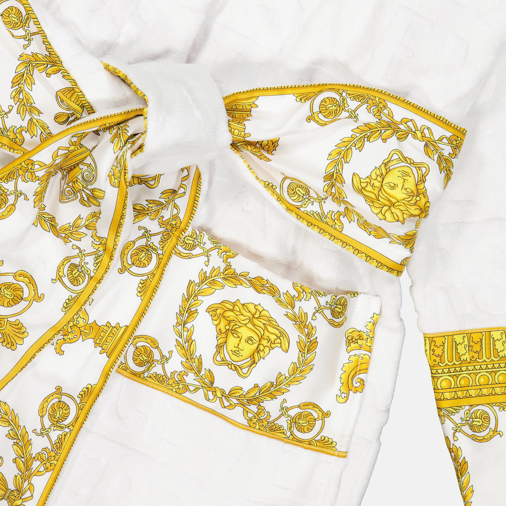 ライフスタイル メドゥーサのバスローブ Versace 白 ユニセックス