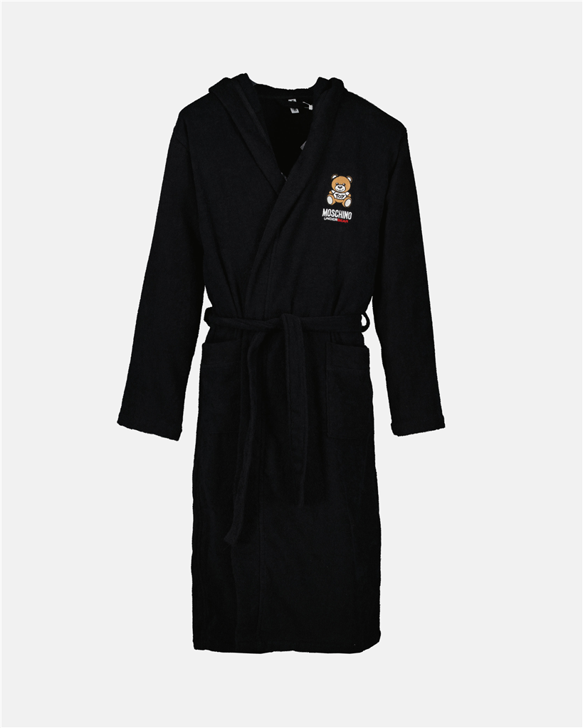 Underwear and homewear Teddy Toy bathrobe Moschino Black Man