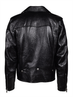 Coats Leather perfecto Saint Laurent Black Man