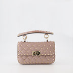 Borse a mano e a spalla Sac Rockstud Spike Valentino Garavani Beige Femme