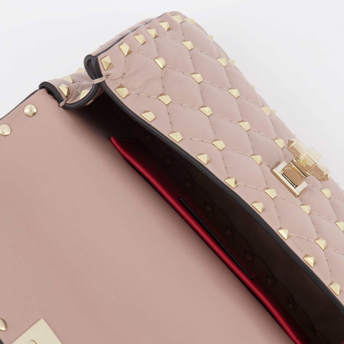 Borse a mano e a spalla Sac Rockstud Spike Valentino Garavani Beige Femme