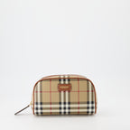 Pouches Small Check pouch Burberry Beige Women