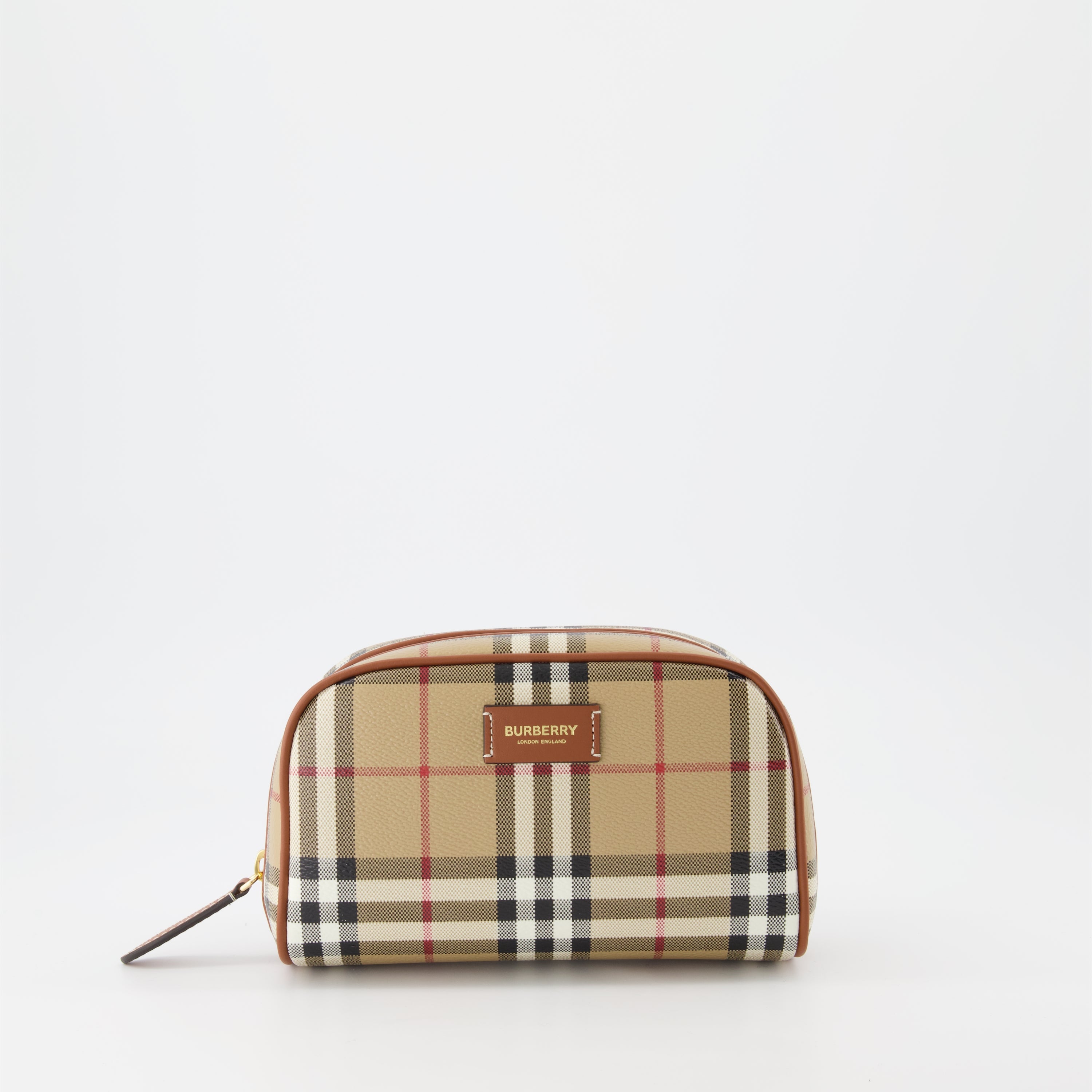 Pouches Small Check pouch Burberry Beige Women
