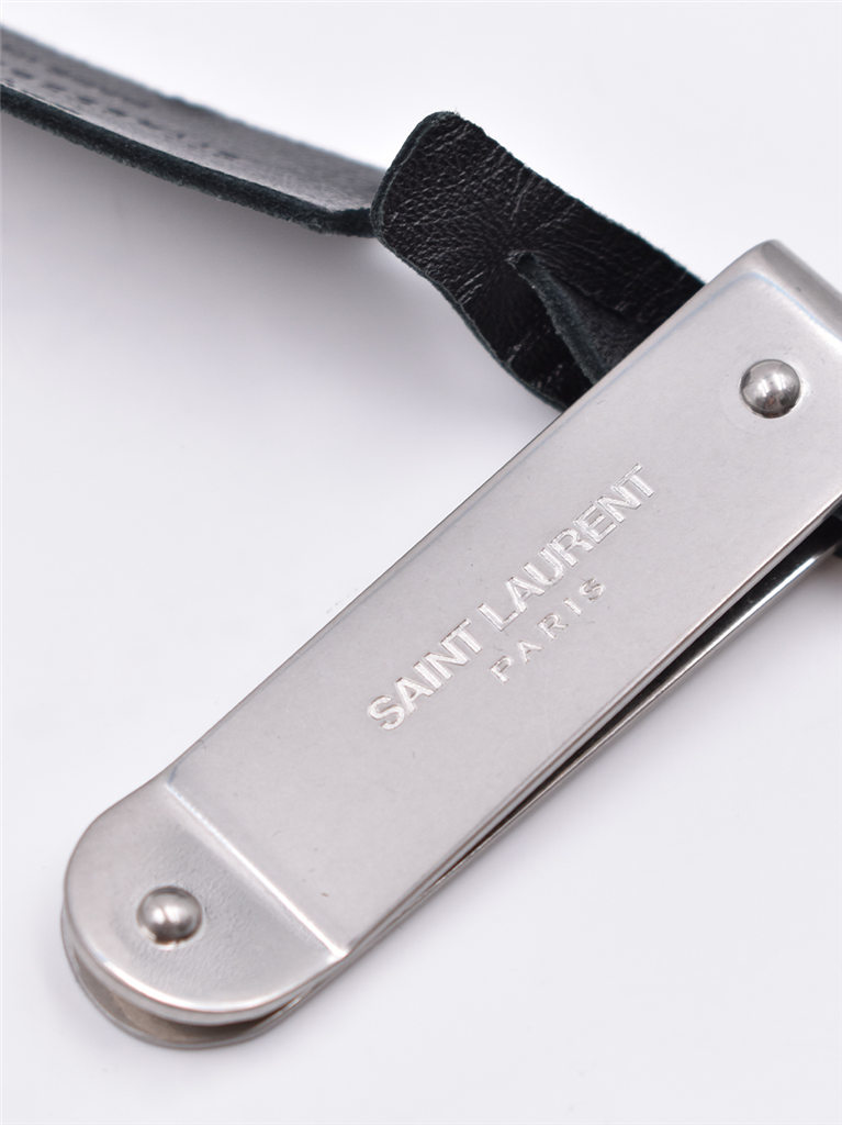 Small leather goods Money clip Saint Laurent Gray Man