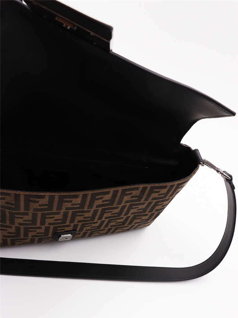 Crossbody bags Baguette Pouch Fendi Brown Man