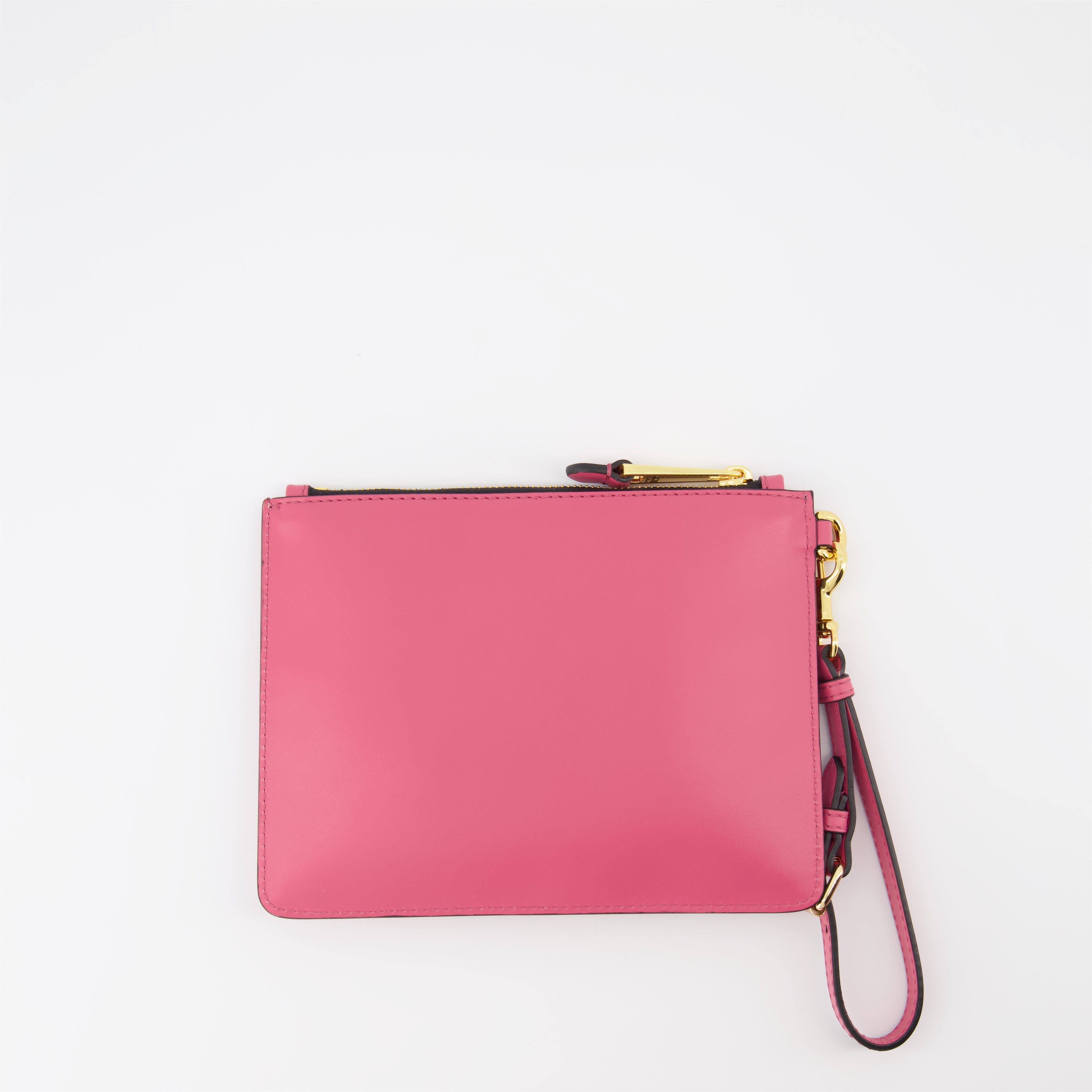 Pouches Leather pouch Moschino Pink Women