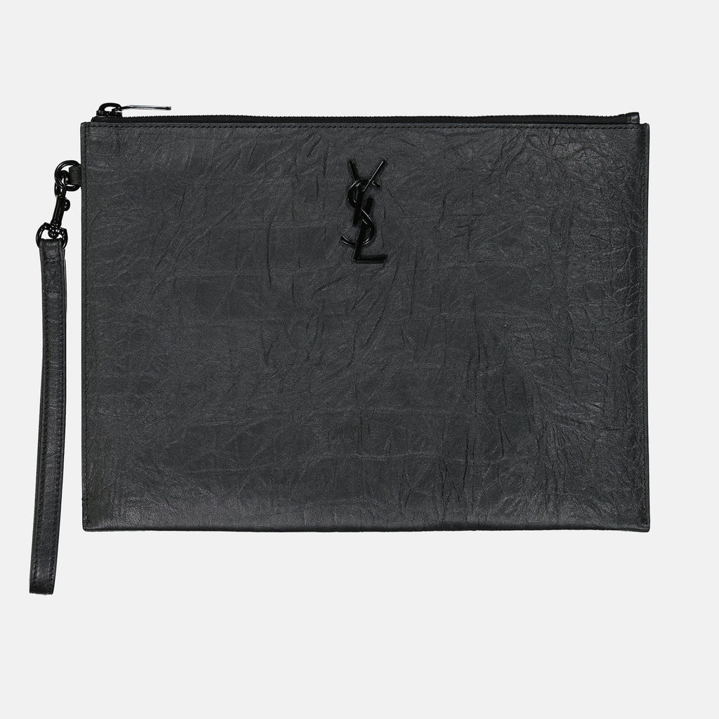 Bolsas pequenas Pochette YSL Saint Laurent Preto Homme