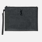 Bolsas pequenas Pochette YSL Saint Laurent Preto Homme