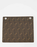 Bolsas pequenas Pochette FF Fendi Amarelo Homme