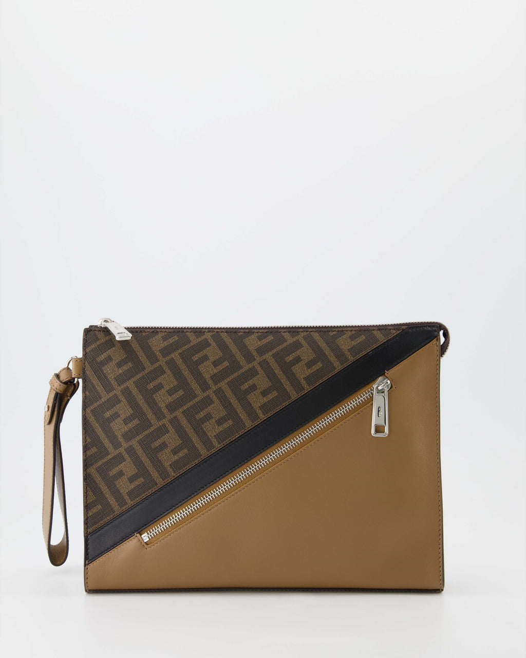 Pouches FF pouch Fendi Brown Man