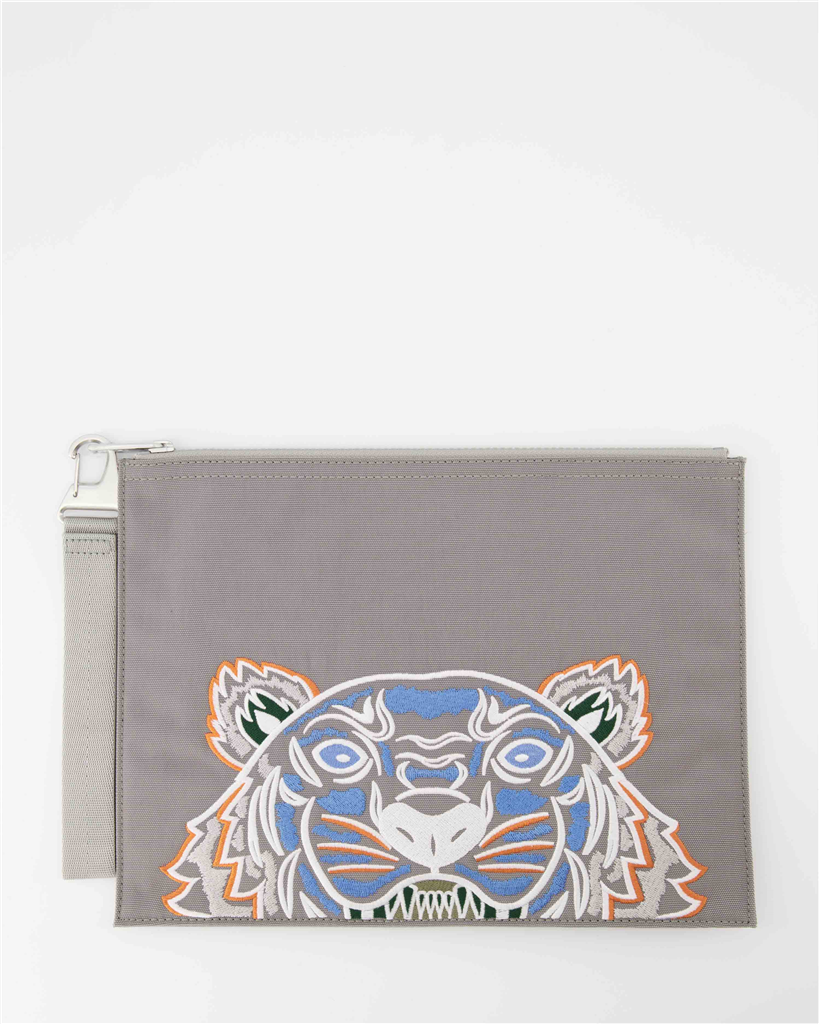 Bolsitas Pochette Tiger Kampus Kenzo Gris Homme