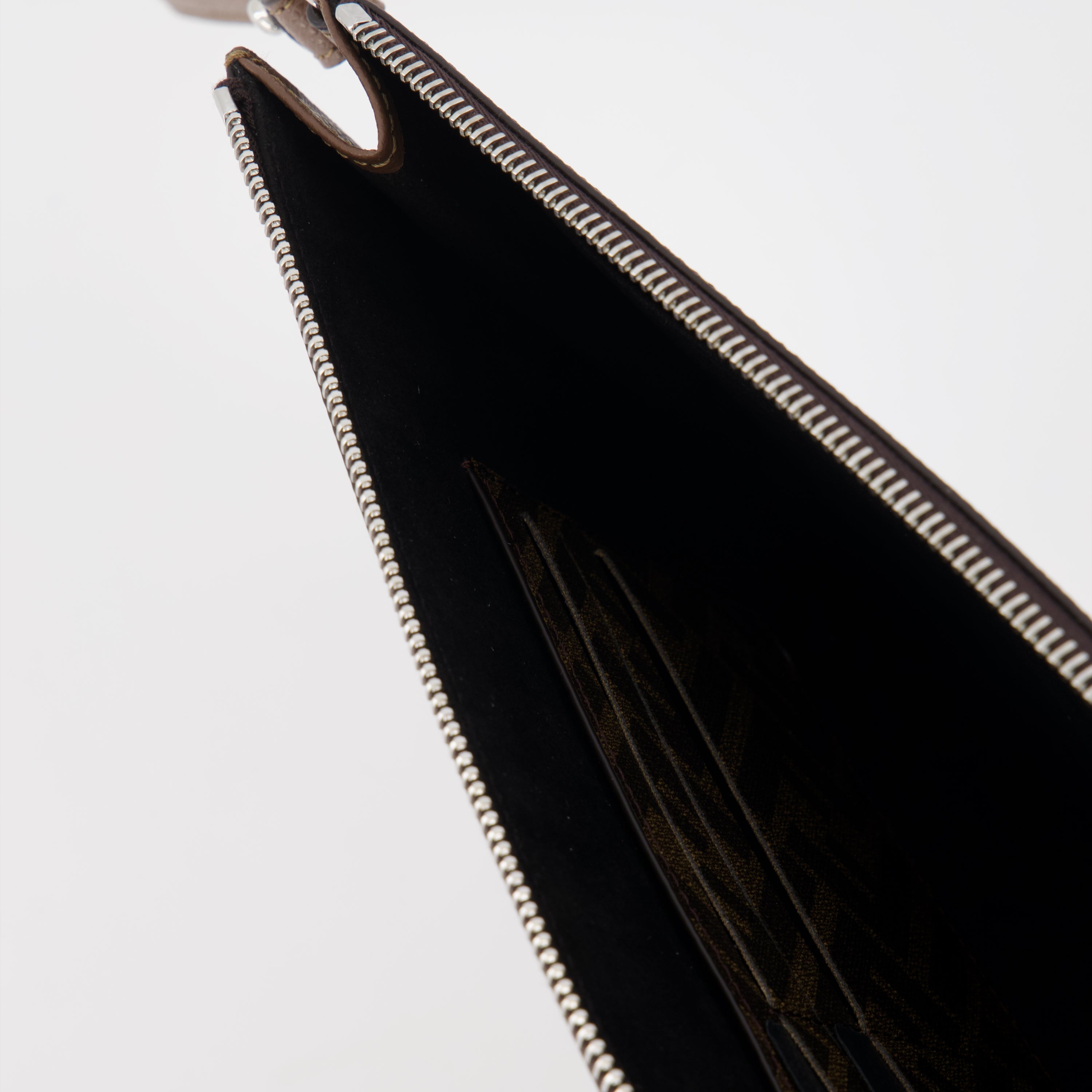 Bolsitas Pochette plate Fendi Marrón Homme