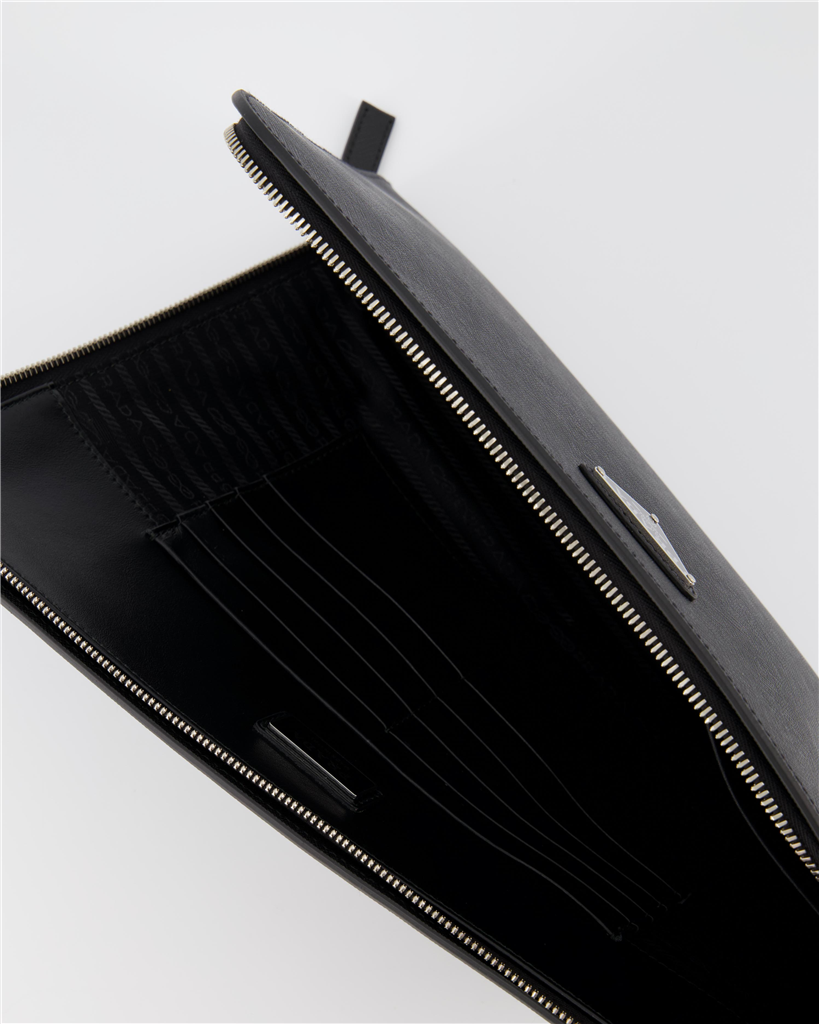 Bolsitas Pochette Saffiano Prada Negro Homme