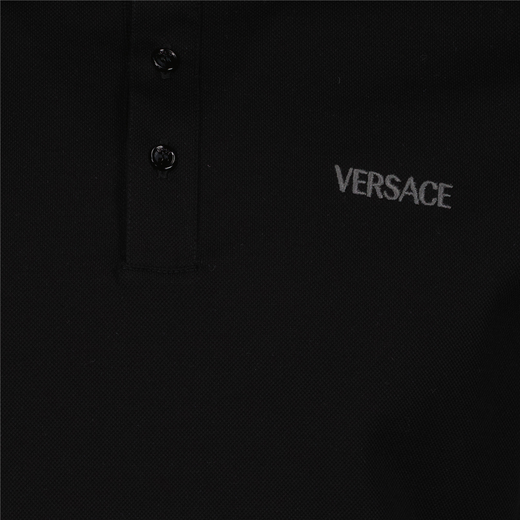 Polos Polo Barocco Versace Negro Homme