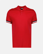 Polos Polo à liseré Moncler Rojo Homme