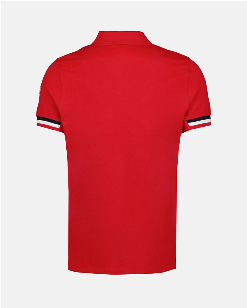 Polos Polo à liseré Moncler Rojo Homme