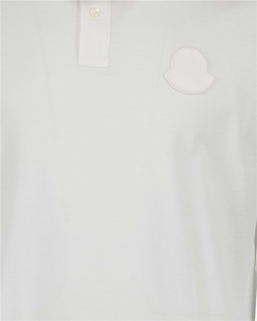 Polos Polo à logo Moncler Blanco Homme