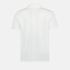 Polo à logo blanc