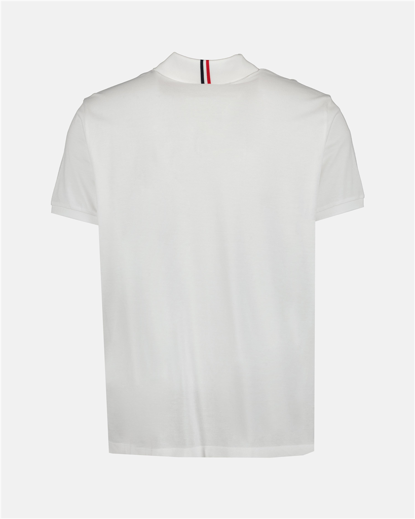 Polos Polo à logo Moncler Blanco Homme
