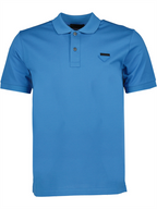 Polos Polo à logo Prada Azul Homme