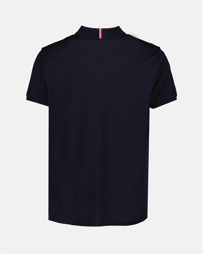 Polo shirts Logo polo shirt Moncler Blue Man