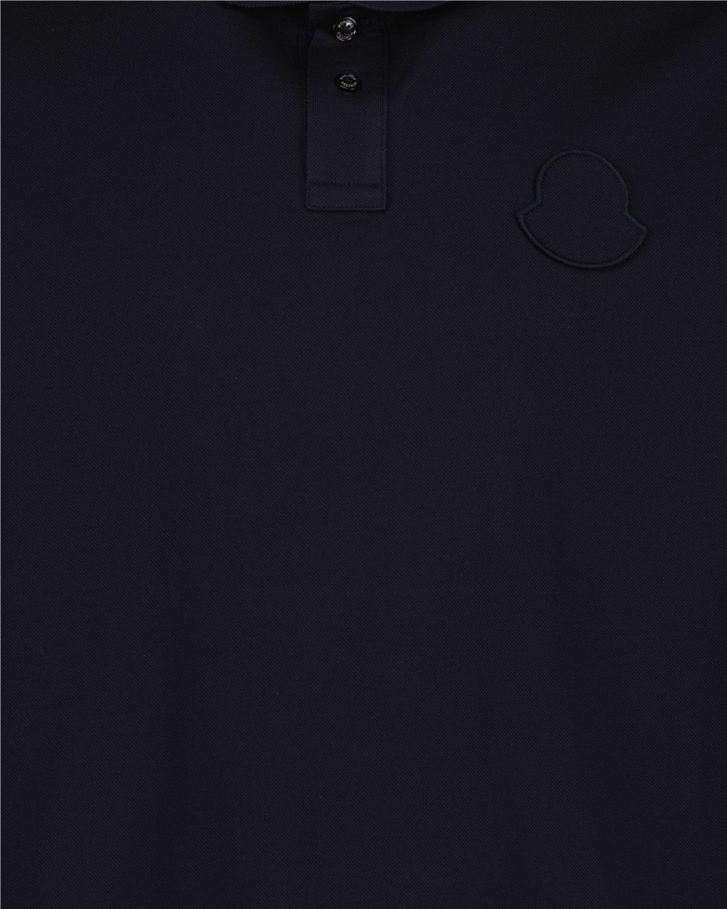 Polo shirts Logo polo shirt Moncler Blue Man