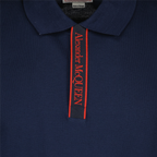 Polos Polo à logo Alexander McQueen Azul Homme