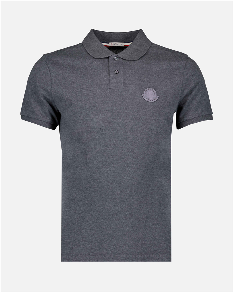 Polos Polo à logo Moncler Gris Homme