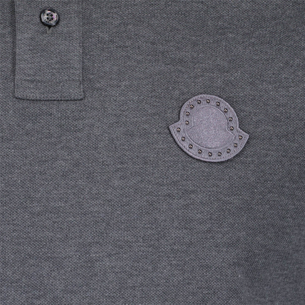 Polos Polo à logo Moncler Gris Homme