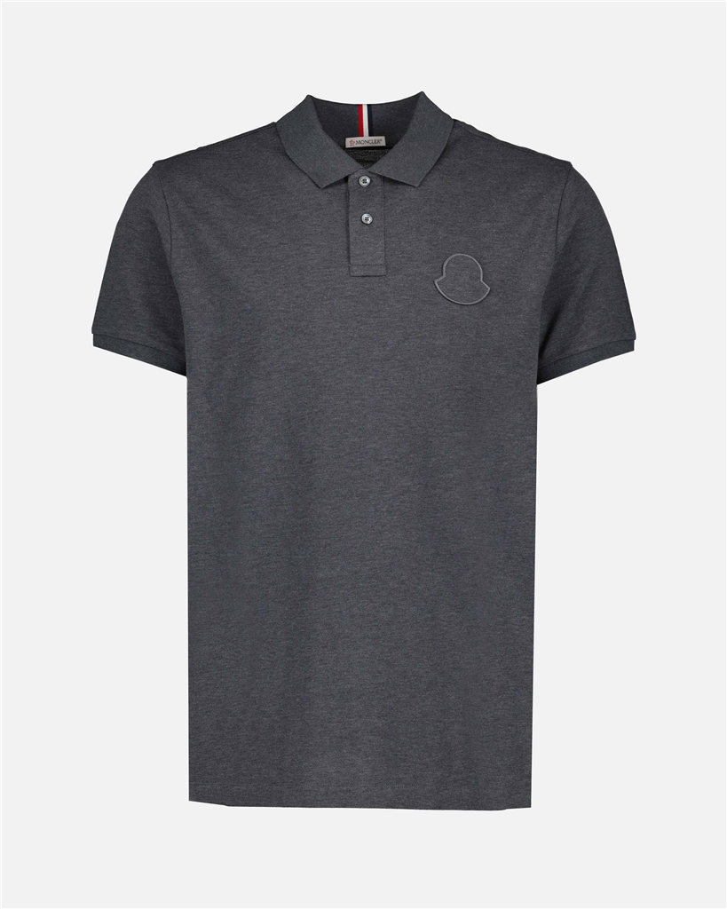 Polos Polo à logo Moncler Gris Homme