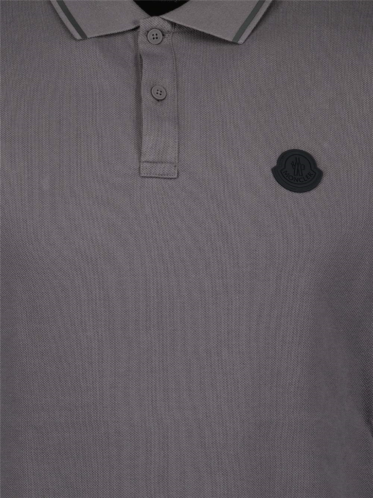 Polos Polo à logo Moncler Gris Homme