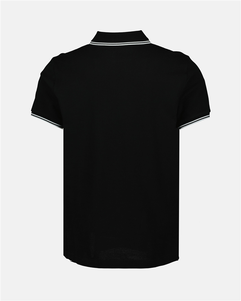 Polos Polo à logo Moncler Negro Homme