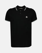 Polos Polo à logo Moncler Negro Homme