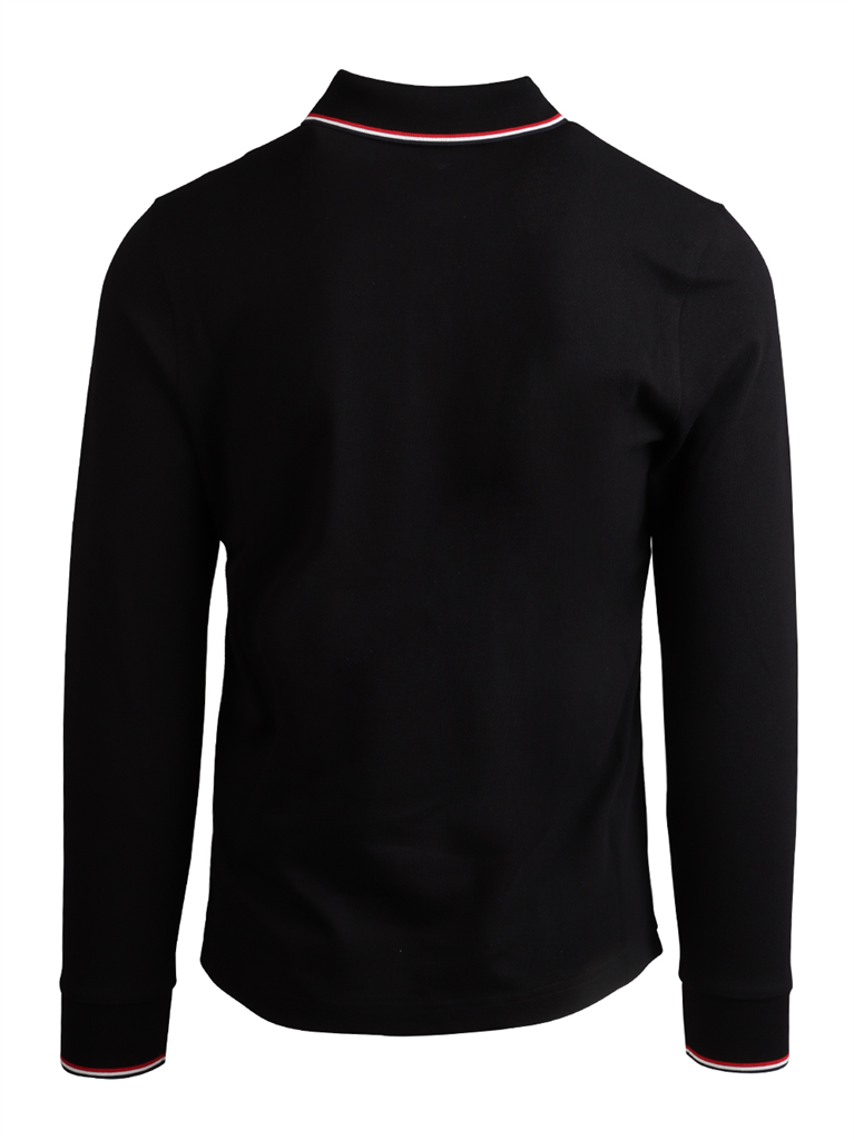 Polos Polo à logo Moncler Negro Homme