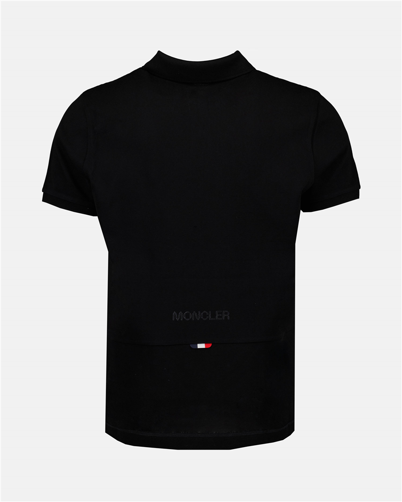 Polos Polo à logo Moncler Negro Homme