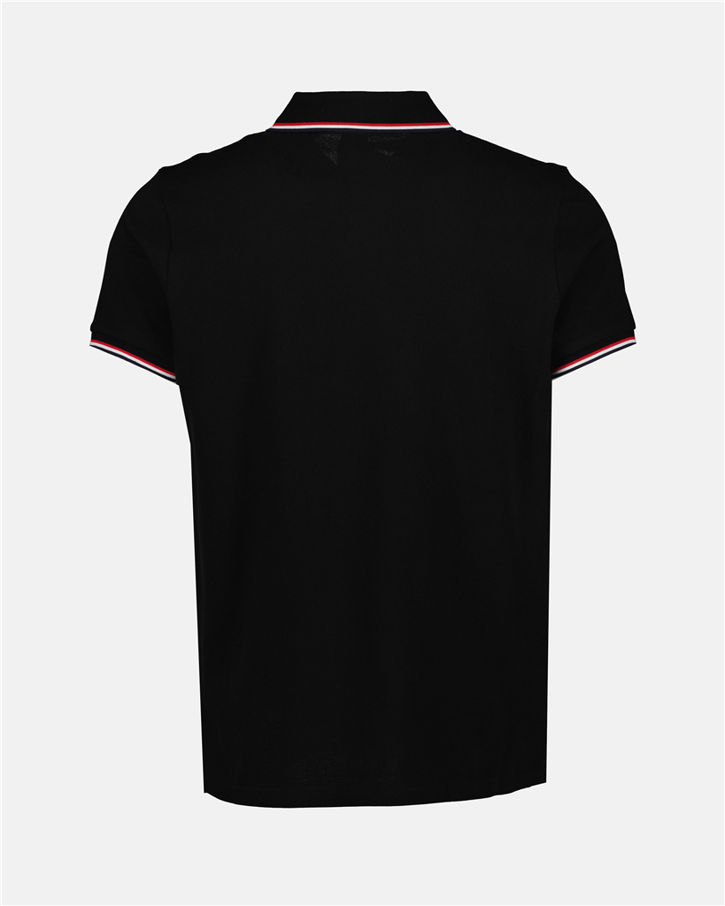 Polos Polo à logo Moncler Negro Homme