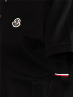 Polos Polo à logo Moncler Preto Homme