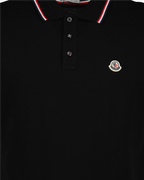 Polos Polo à logo Moncler Negro Homme