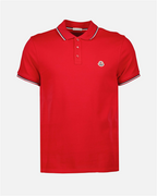 Polos Polo à logo Moncler Vermelho Homme